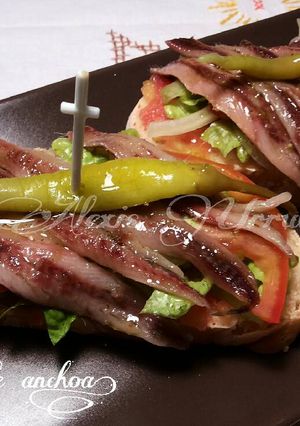 Foto principal de Pincho de anchoas caseras