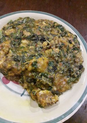 A picture of So I try doing ikpan coco.