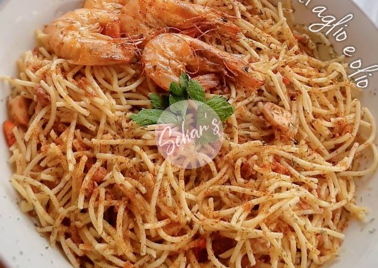 Spicy Spaghetti aglio e olio