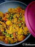 Peas Soya steamed curry