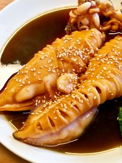 菲姐私房菜-醬燒中卷 的食譜成品照片
