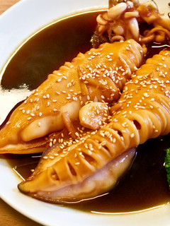 菲姐私房菜-醬燒中卷 的食譜成品照片