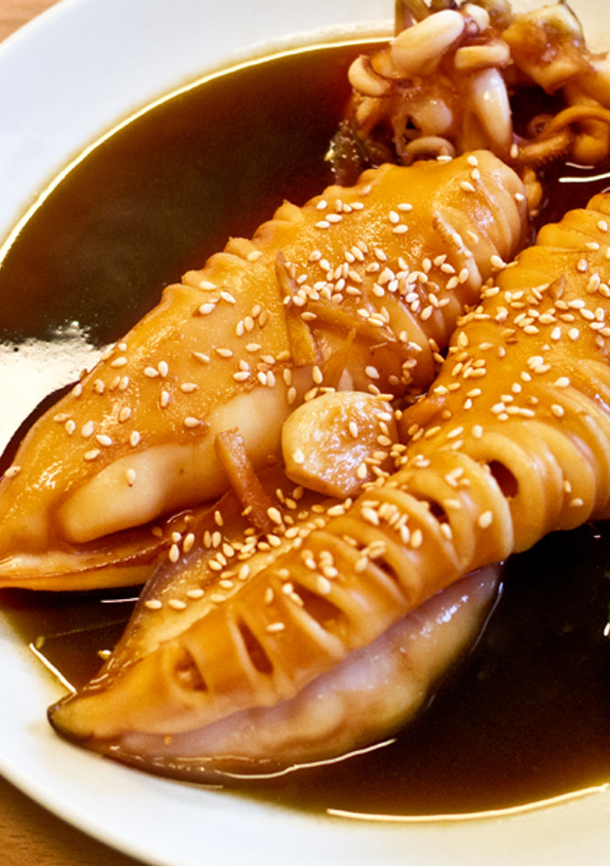 菲姐私房菜-醬燒中卷 的食譜成品照片