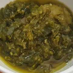 A picture of Sambal Ijo Padang/ Lado mudo.