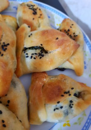 صورة لوصفة فطاير سبانخ