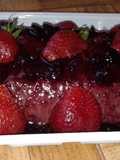 Mousse de arándanos