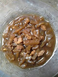 Foto resep Lobak putih tumis daging