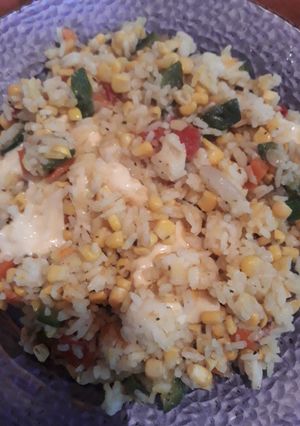 Una foto de Arroz con verduras