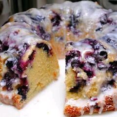 A picture of Blueberry pound.