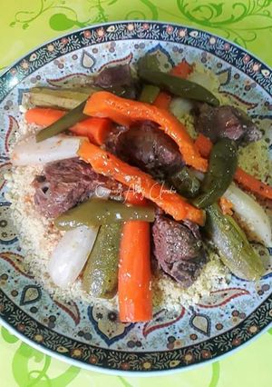 Una foto de Cuscus de carne de ternera y verduras