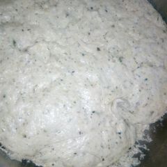 A picture of Pizza dough in my style.