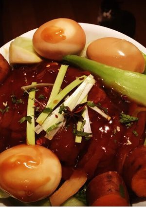 Hình của món Thịt kho tàu.
