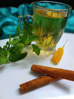 عکسی از دستور دمنوش نعنا و دارچین