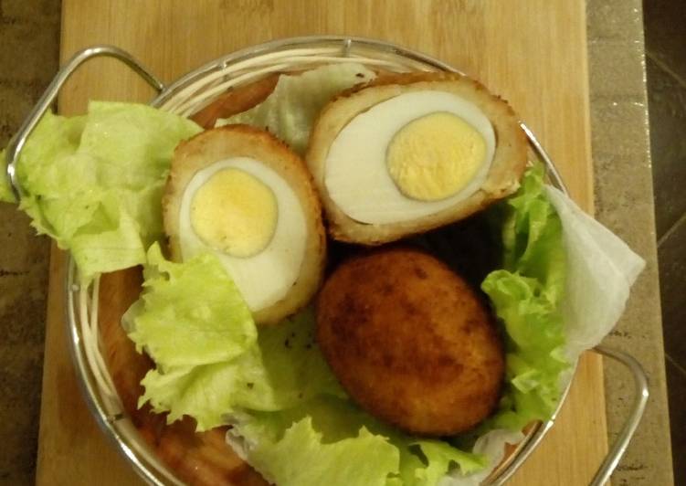 Step-by-Step Guide to Prepare Quick Scotch Eggs#deepfriedsnack