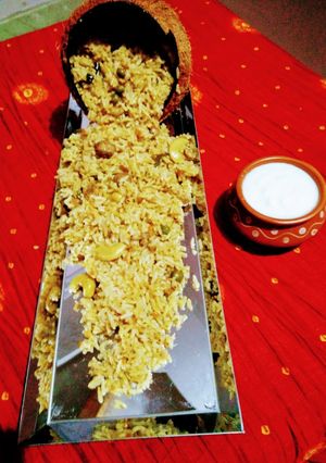 A picture of Coconut pilaf.