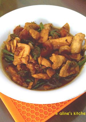 Foto resep Tumis Ayam Cabai Hijau
