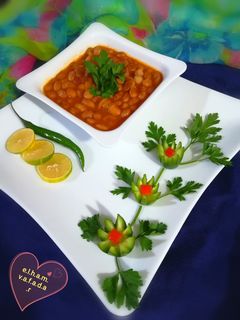 عکسی از دستور لوبیا چیتی الهام پز