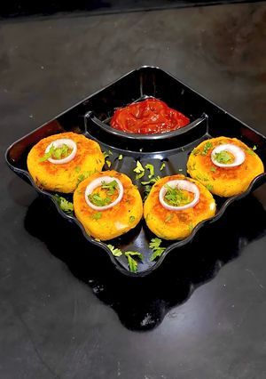 A picture of Leftover Cooked Moong Dal Tikki.