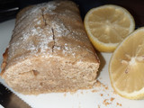 Budín de limón húmedo con harina integral, riquísimo