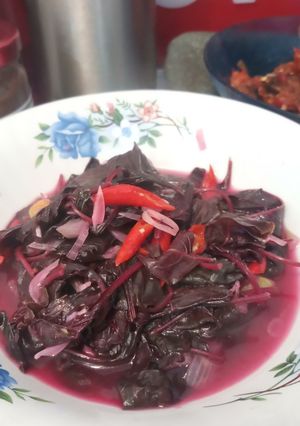 Foto resep Sayur bayam merah