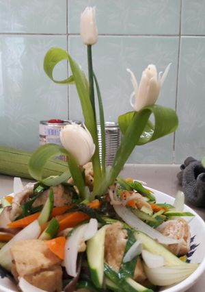 Hình của món Món chay thập cẩm.