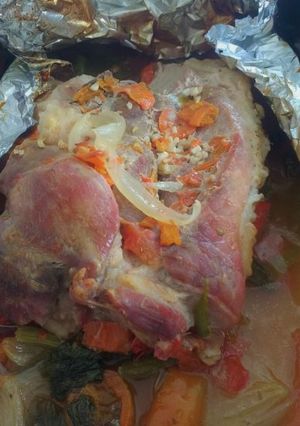 Una foto de Pulpa de cerdo arrollada