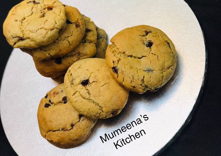 Recipe of Homemade Caramel chocolate chips cookies