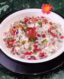 Fruits Salad with Whipped Cream