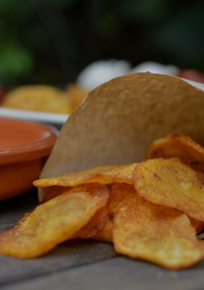 Una foto de Patatas fritas aliñadas