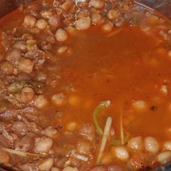 Punjabi chole A picture of Punjabi chole.