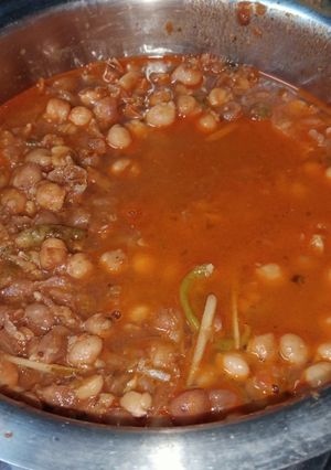 A picture of Punjabi chole.