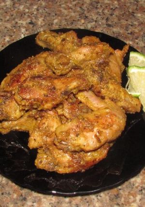 A picture of Buttered Chicken Wings #authorsmarathon.