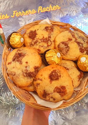 Une photo de Cookies ferrero rocher