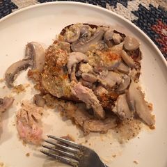 Creamed chicken A picture of Creamed chicken.