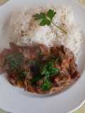 Hígados de Pollo con Arroz Blanco