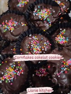 Foto resep Cornflakes cokelat cookies