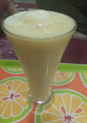 A picture of Almond shake.