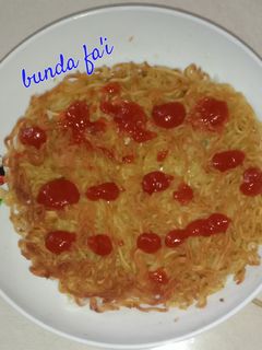 Foto resep Pizza MiLor (Mie + Telor)