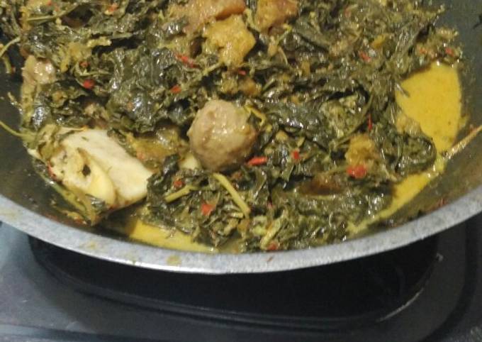 Sayur singkong dan dorokdok