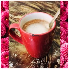 A picture of Cold chocolate milk.