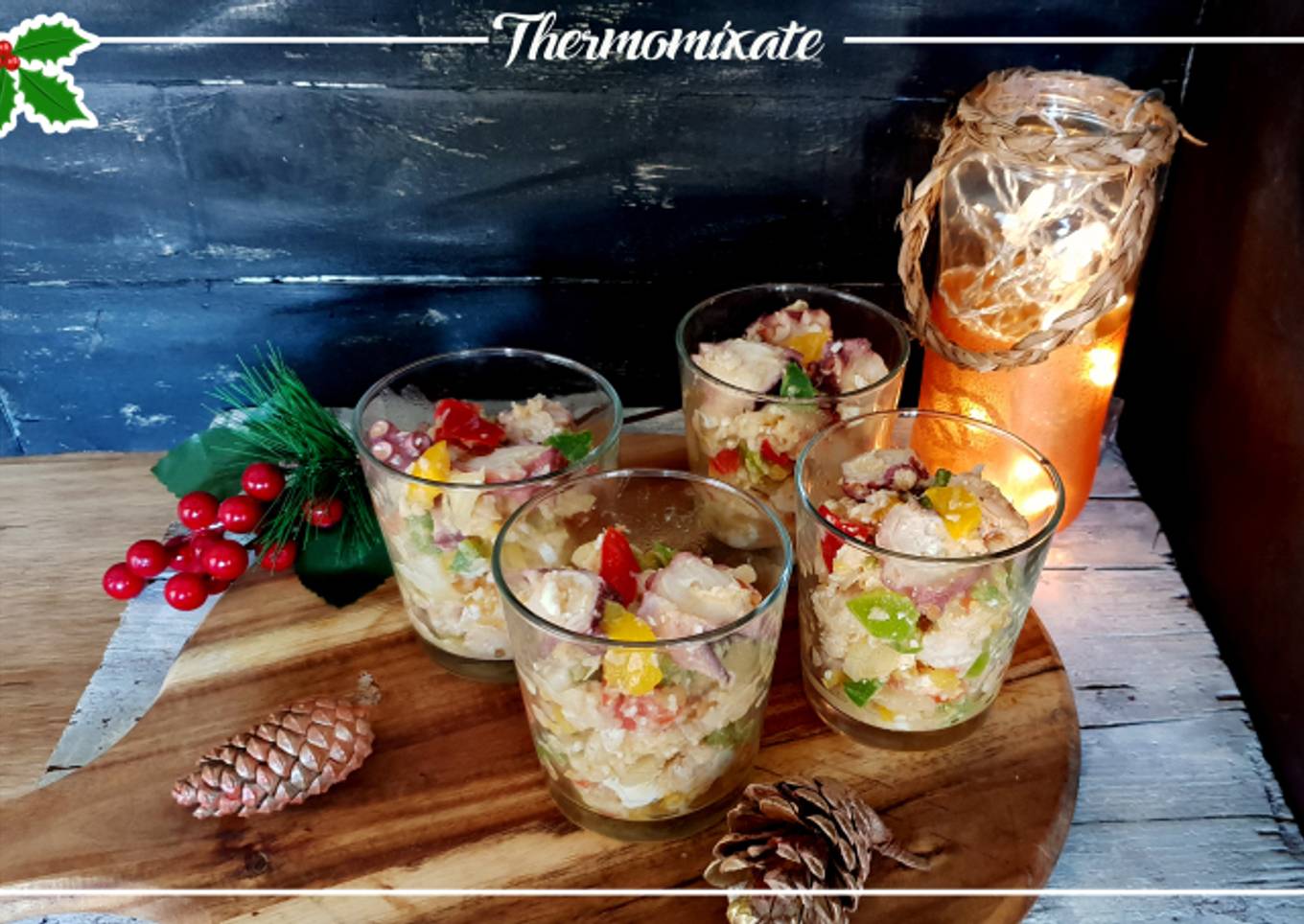 Salpicón de marisco con Thermomix