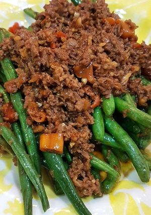 Foto resep Buncis sapi pedas
