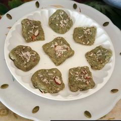 Healthy tasty pumpkin seeds Indian authentic Barfi A picture of Healthy tasty pumpkin seeds Indian authentic Barfi.