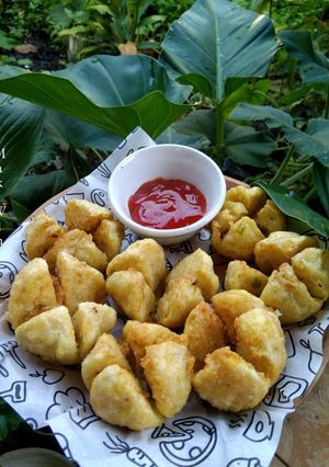 Foto resep Bakso goreng nasi sisa