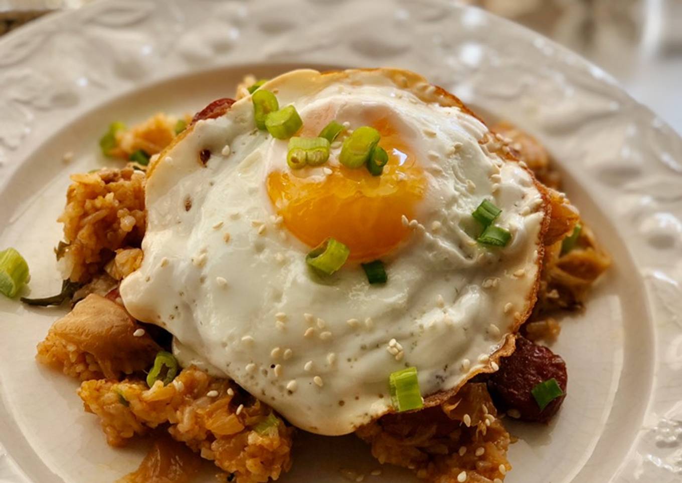 Kimchi Fried Rice!😋 (Non Keto)