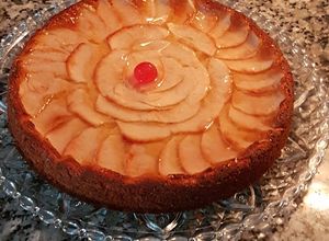 Foto principal de Tarta de manzana y flan🍏🍏🍏