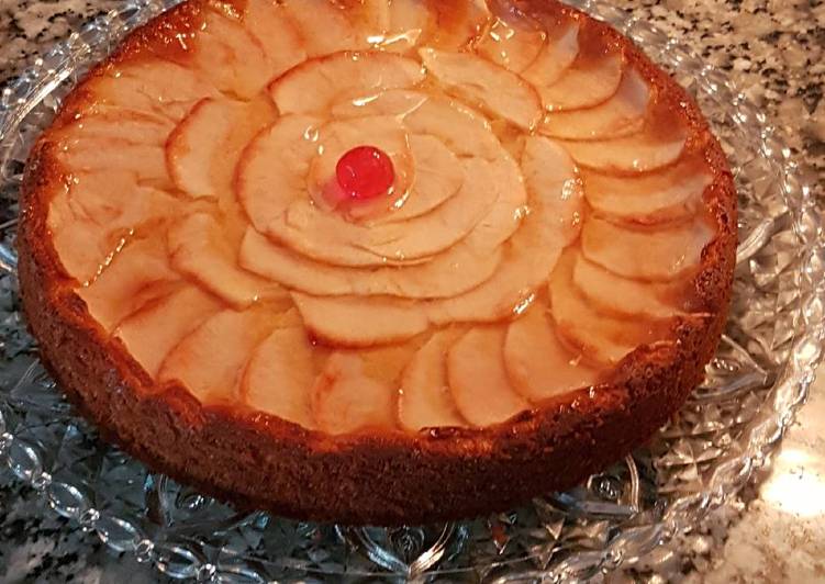 Tarta de manzana y flan🍏🍏🍏