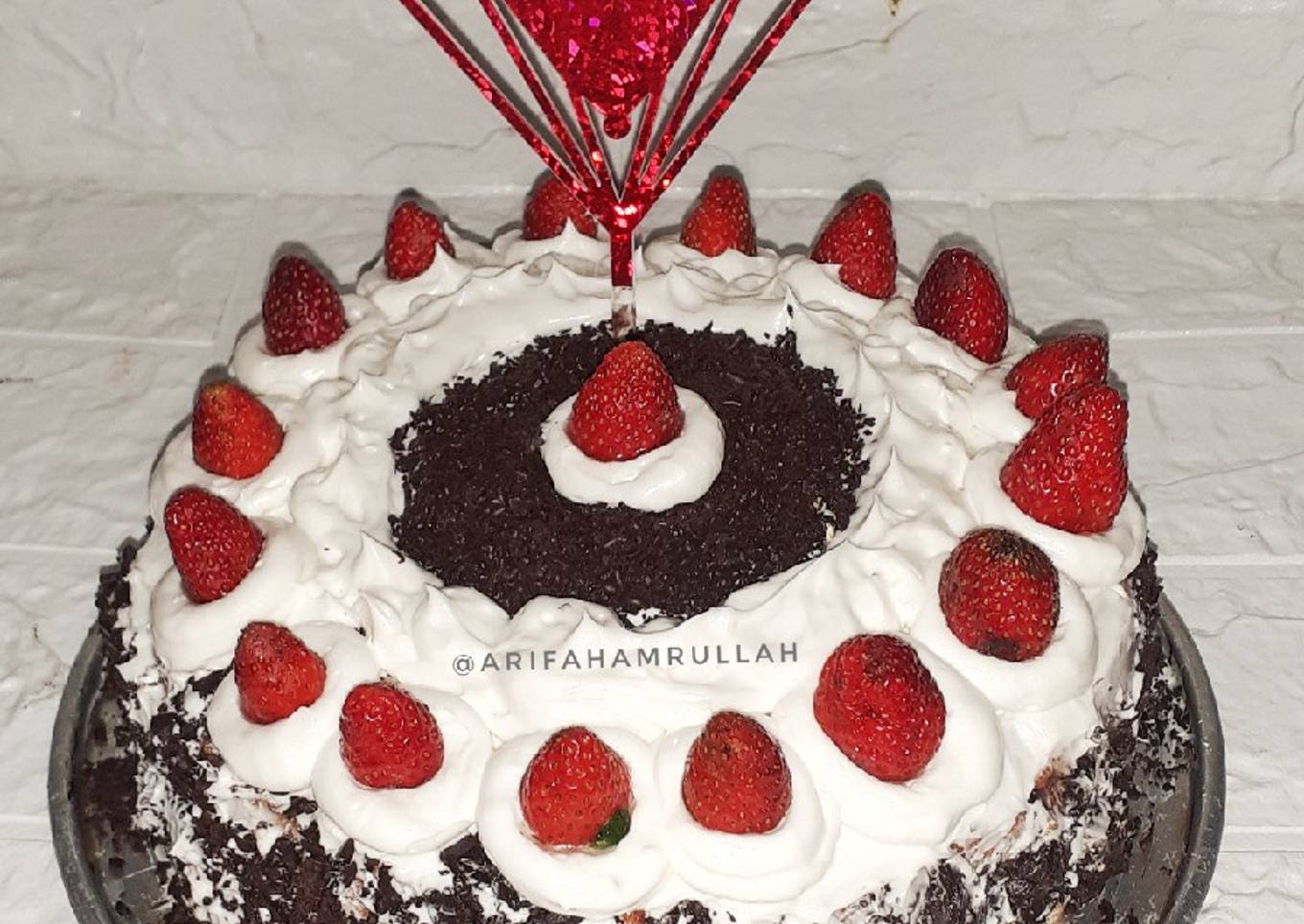 Kue Ulang Tahun (base bolu jadul)