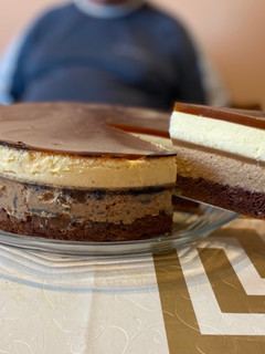 Kávés mousse torta gluténmentesen recept fotója