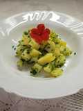 Ensalada de papas al pesto